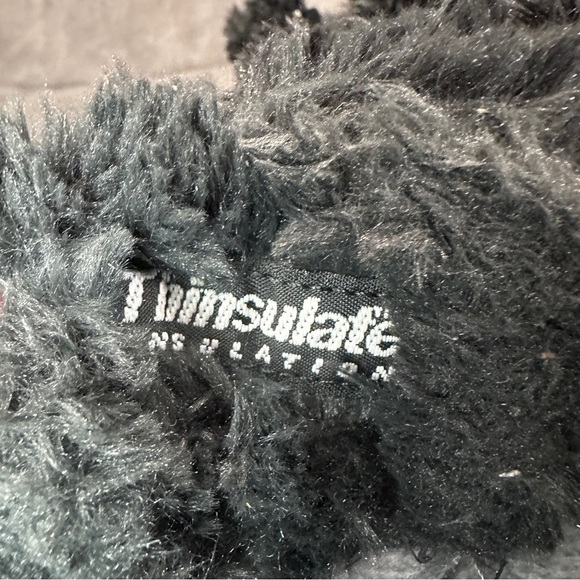 Sperry Top-Sider Alpine Glitter Fur Combat Boots Black 8M Streetwear Luxe - Picture 11 of 11